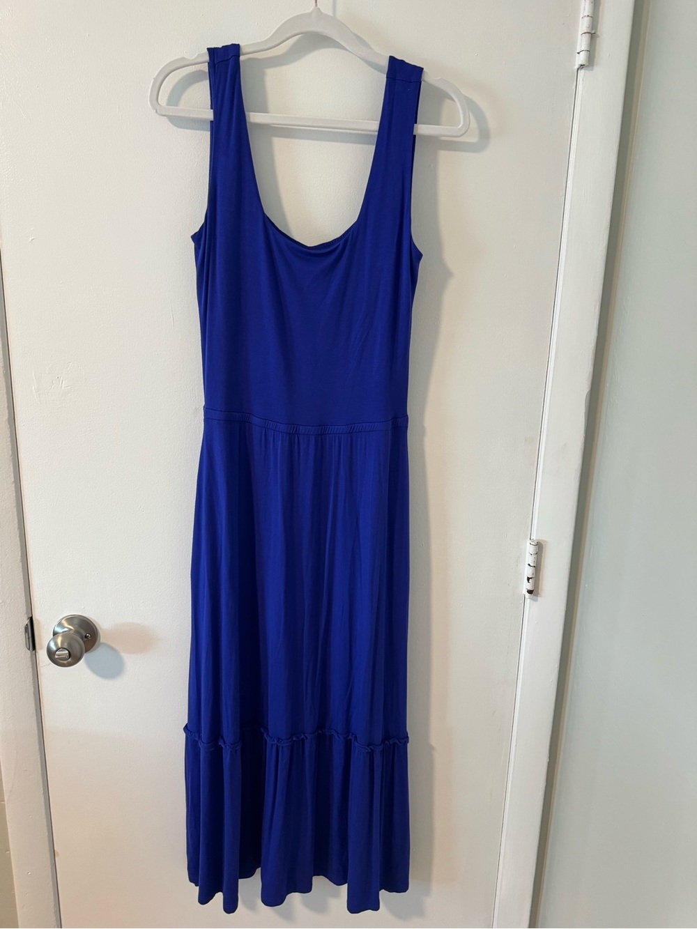 Jason Wu Sleeveless Cobalt Maxi Dress